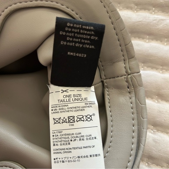 Banana Republic Soft Pouch Crossbody Bag Clutch in Grey Snake - Picture 10 of 10